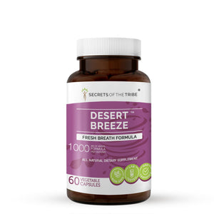 Secrets Of The Tribe Desert Breeze Capsules. Fresh Breath Formula buy online 