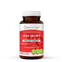 Load image into Gallery viewer, Secrets Of The Tribe Iron Secret Capsules. Herb Iron Rich Formula buy online 