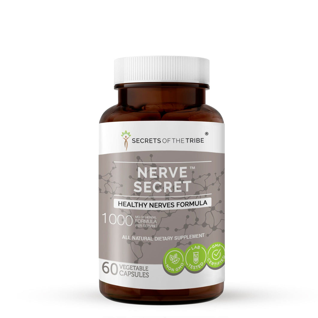 Secrets Of The Tribe Nerve Secret Capsules. Healthy Nerves Formula buy online 
