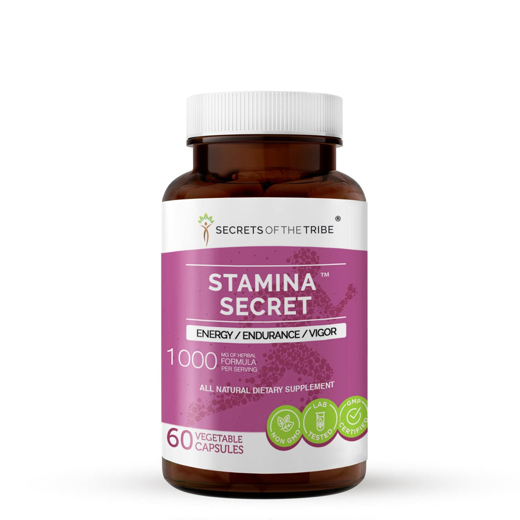 Secrets Of The Tribe Stamina Secret Capsules. Energy / Endurance / Vigor buy online 