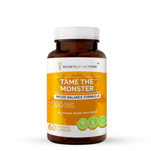 Load image into Gallery viewer, Secrets Of The Tribe Tame the Monster Capsules. Mood Balance Formula buy online 