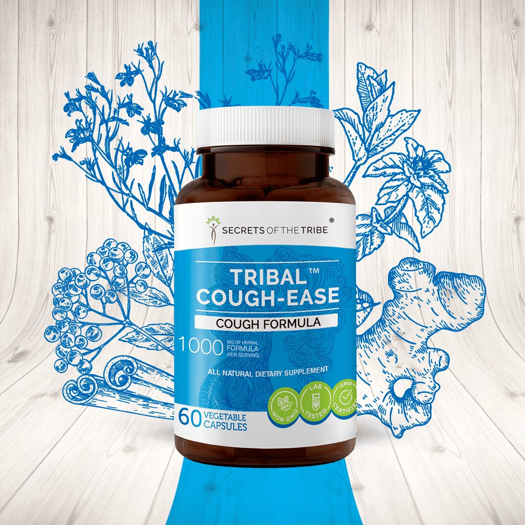 Secrets Of The Tribe Tribal Cough-ease Capsules. Cough Formula buy online 