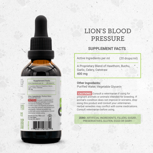 Secrets Of The Tribe Lion's Blood Pressure. Healthy Blood Pressure Support in Cats buy online 