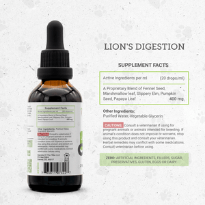 Secrets Of The Tribe Lion's Digestion. Healthy Digestion Support in Cats buy online 