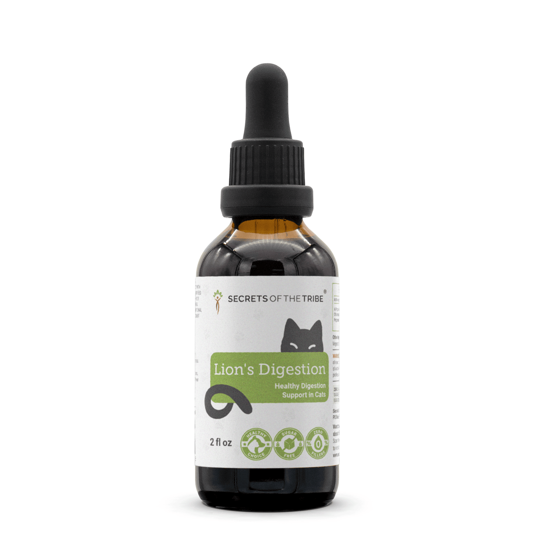 Secrets Of The Tribe Lion's Digestion. Healthy Digestion Support in Cats buy online 