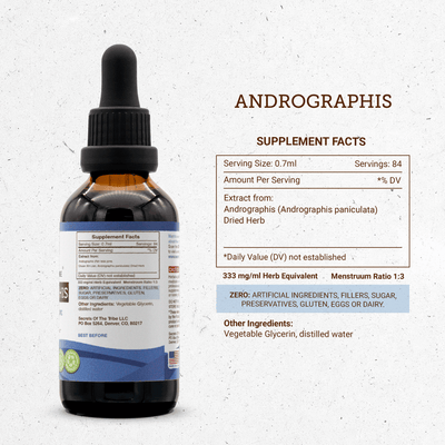 Andrographis Tincture Secrets Of The Tribe Tincture Secrets Of The Tribe
