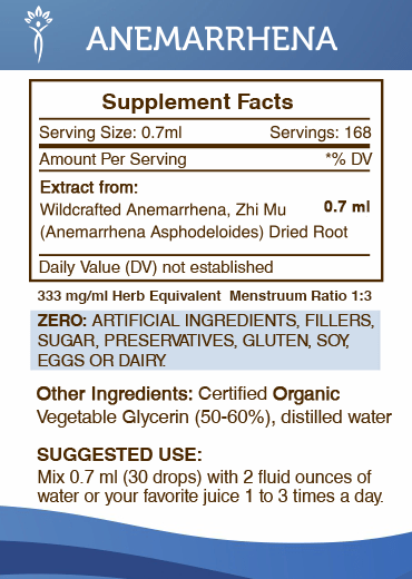 Secrets Of The Tribe Anemarrhena Tincture buy online