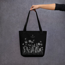 Load image into Gallery viewer, Secrets Of The Tribe Black Botanical Shopper bag buy online 