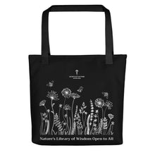 Load image into Gallery viewer, Secrets Of The Tribe Black Botanical Shopper bag buy online 