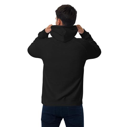 Secrets Of The Tribe Black Eco Raglan Hoodie “Nature’s Rhythm” buy online 