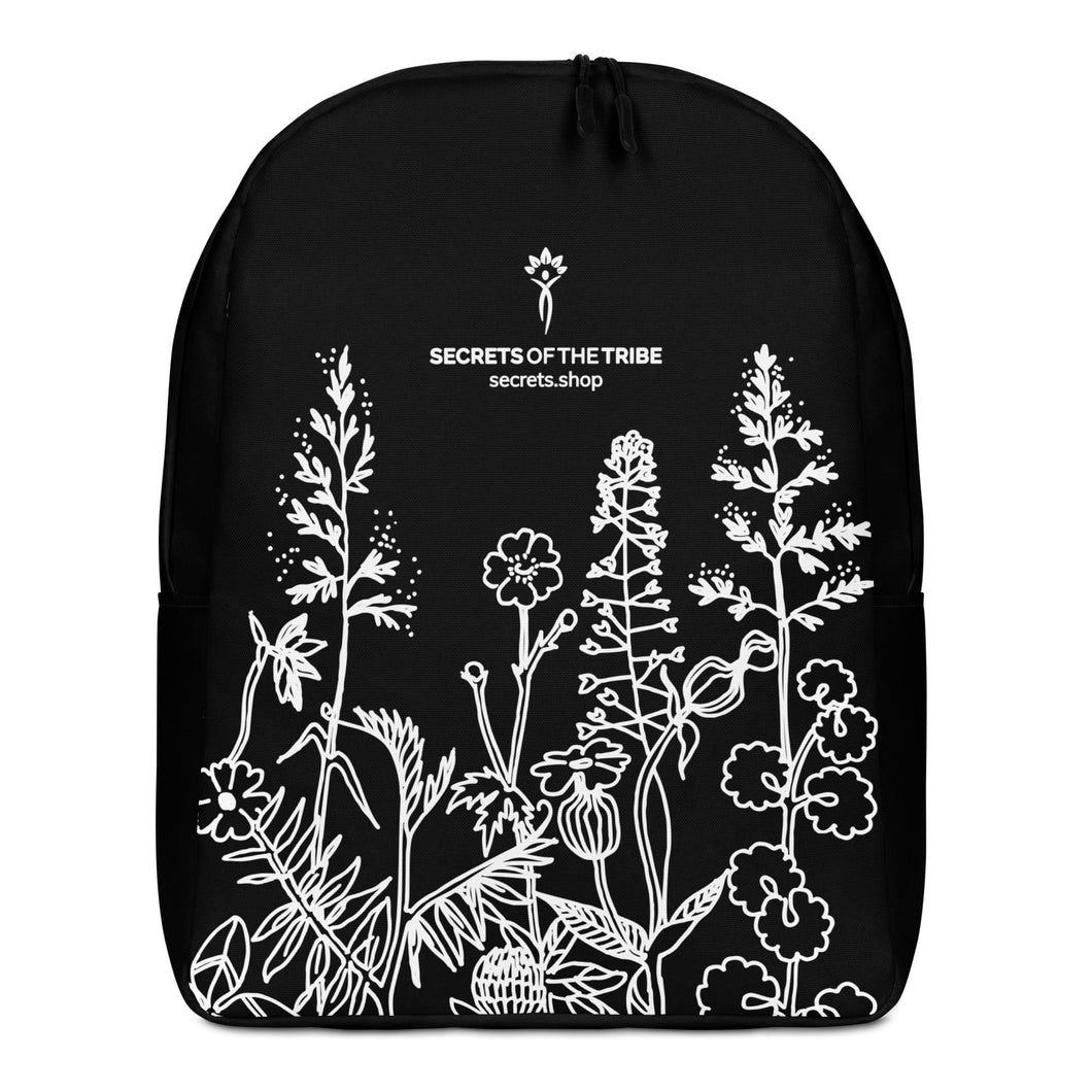 Secrets Of The Tribe Black Minimalist Backpack buy online 