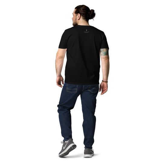 Secrets Of The Tribe Black Organic T-Shirt “Care for Nature” (100% cotton) buy online 