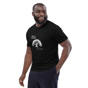 Secrets Of The Tribe Black Organic T-Shirt “Care for Nature” (100% cotton) buy online 