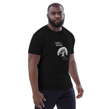 Load image into Gallery viewer, Secrets Of The Tribe Black Organic T-Shirt “Care for Nature” (100% cotton) buy online 
