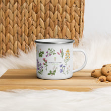 Load image into Gallery viewer, Secrets Of The Tribe Botanical Enamel Mug buy online 