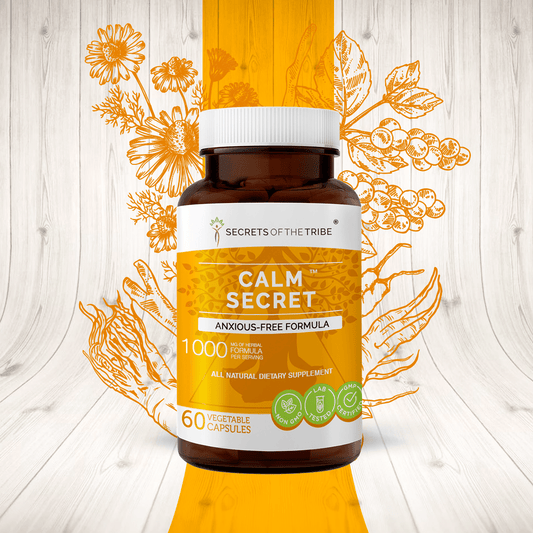 Secrets Of The Tribe Calm Secret Capsules. Anxious-Free Formula buy online 