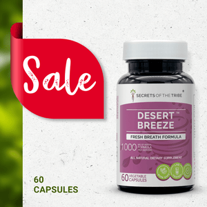 Secrets Of The Tribe Desert Breeze Capsules. Fresh Breath Formula buy online 