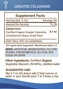 Secrets Of The Tribe Greater Celandine Tincture buy online 