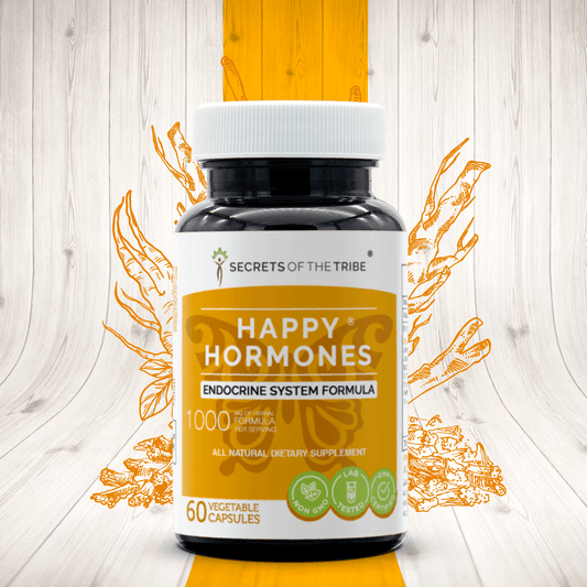 Secrets Of The Tribe Happy Hormones Capsules. Endocrine System Formula buy online 