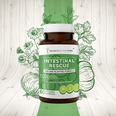 Buy Intestinal Rescue Capsules online. Gas and Bloating Formula - Secrets Of The Tribe