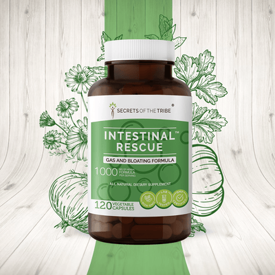 Buy Intestinal Rescue Capsules online. Gas and Bloating Formula - Secrets Of The Tribe
