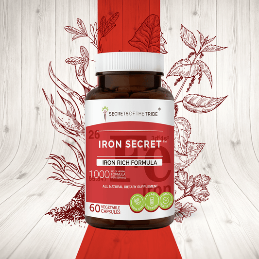 Secrets Of The Tribe Iron Secret Capsules. Herb Iron Rich Formula buy online 