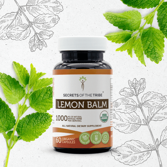 Secrets Of The Tribe Lemon Balm Capsules buy online 