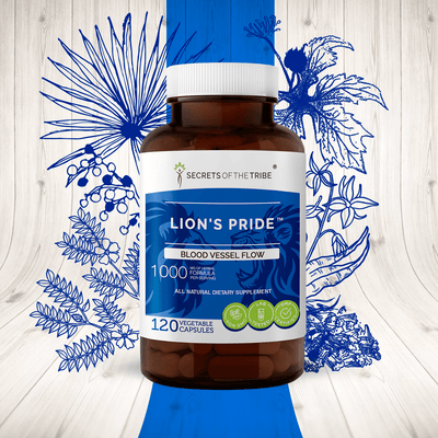Buy Lion's Pride Capsule. Blood Vessel Flow online - Secrets Of The Tribe