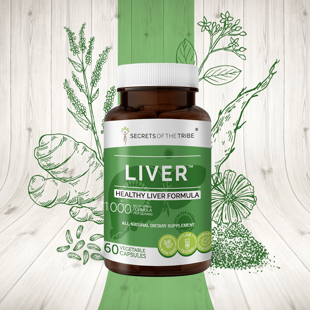 Liver Capsules. Healthy Liver Formula