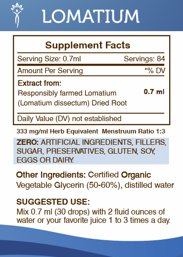 Secrets Of The Tribe Lomatium Tincture buy online