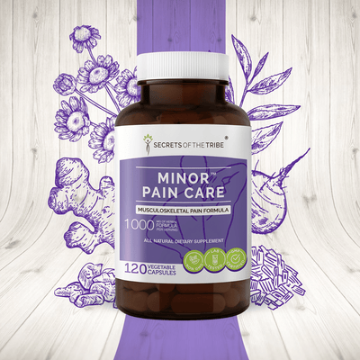 Buy Minor Pain Care Capsules. Musculoskeletal Pain Formula online - Secrets Of The Tribe