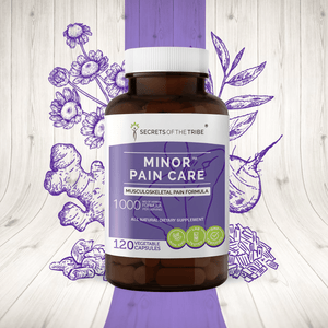 Secrets Of The Tribe Minor Pain Care Capsules. Musculoskeletal Pain Formula buy online 