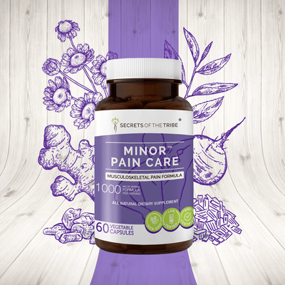 Buy Minor Pain Care Capsules. Musculoskeletal Pain Formula online - Secrets Of The Tribe