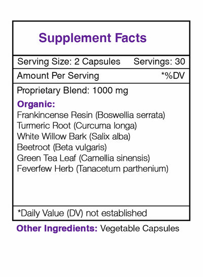 Buy Minor Pain Care Capsules. Musculoskeletal Pain Formula online - Secrets Of The Tribe
