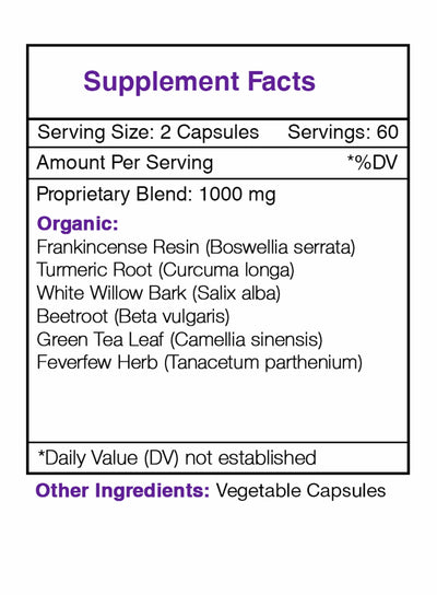 Buy Minor Pain Care Capsules. Musculoskeletal Pain Formula online - Secrets Of The Tribe