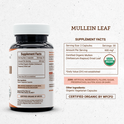 Mullein Leaf Capsules Secrets Of The Tribe Capsules Secrets Of The Tribe