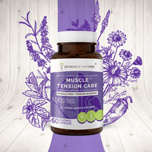 Load image into Gallery viewer, Secrets Of The Tribe Muscle Tension Care Capsules.  Muscle Pain /Tension Support buy online 