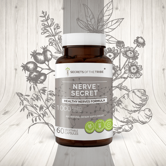 Secrets Of The Tribe Nerve Secret Capsules. Healthy Nerves Formula buy online 