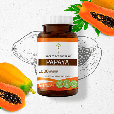 Papaya Capsules - Secrets Of The Tribe 