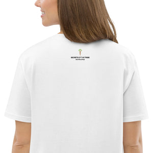 Secrets Of The Tribe White Organic T-Shirt “Care for Nature” (100% cotton) buy online 