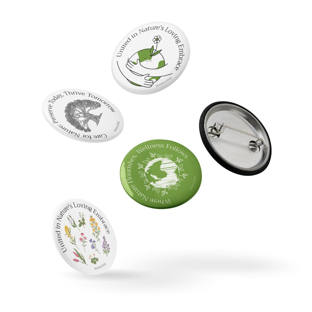 Secrets Of The Tribe Set of pin buttons buy online 