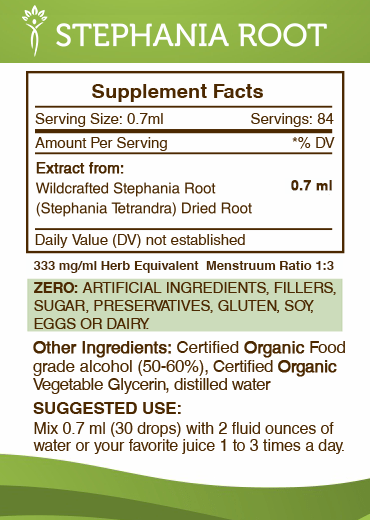 Stephania Root Tincture Secrets Of The Tribe Tincture Secrets Of The Tribe