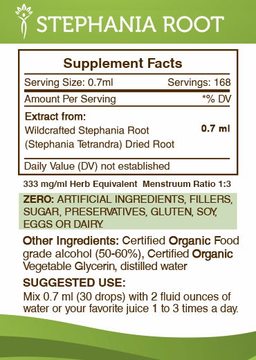 Stephania Root Tincture Secrets Of The Tribe Tincture Secrets Of The Tribe