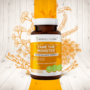 Secrets Of The Tribe Tame the Monster Capsules. Mood Balance Formula buy online 