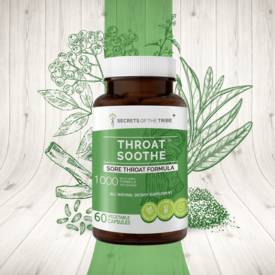 Buy Throat Soothe Capsules online. Sore Throat Formula - Secrets Of The Tribe