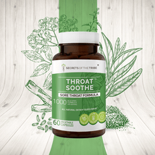 Load image into Gallery viewer, Secrets Of The Tribe Throat Soothe Capsules. Sore Throat Formula buy online 