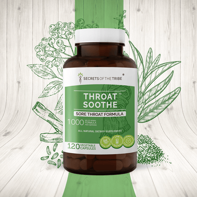 Buy Throat Soothe Capsules online. Sore Throat Formula - Secrets Of The Tribe