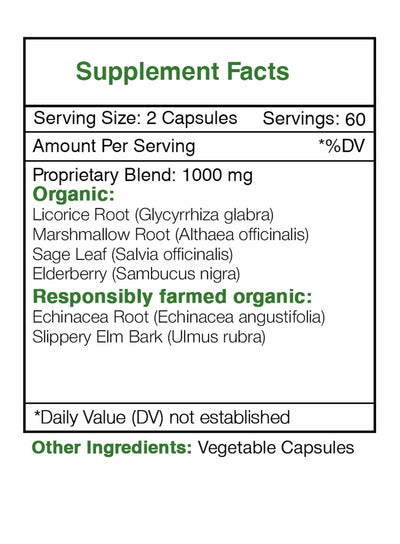 Buy Throat Soothe Capsules online. Sore Throat Formula - Secrets Of The Tribe