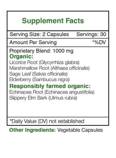Buy Throat Soothe Capsules online. Sore Throat Formula - Secrets Of The Tribe