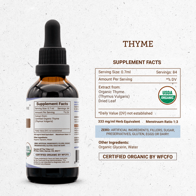 Thyme Tincture Secrets Of The Tribe Tincture Secrets Of The Tribe